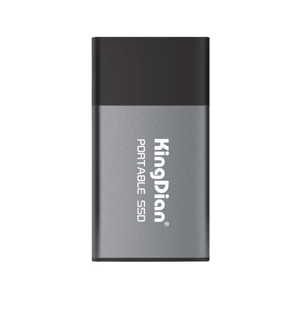 Kingdian Portable SSD Type-C TO USB3.0 AHCI Protocol 400MB/S External Solid State Drive 120GB/250GB