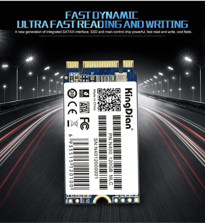 KingDian m.2 SSD 2242 128GB 256GB 512GB 1TB HDD 2242mm NGFF M2 Internal Solid State Drive for Laptop PC
