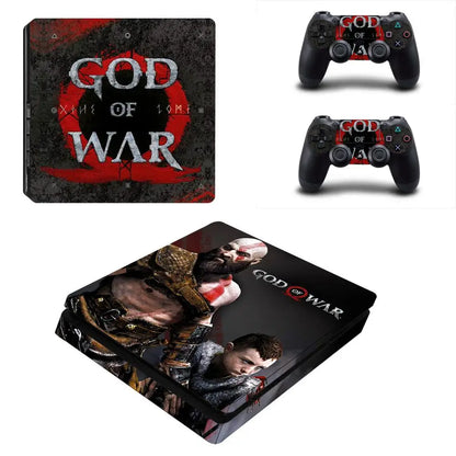 God of War PS4 Slim Skin Sticker Decals For PS4 Slim Console and Controller Skin Vinyl