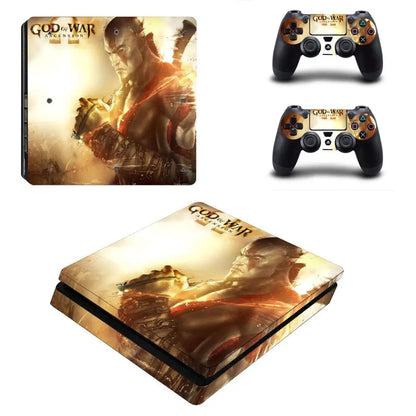 God of War PS4 Slim Skin Sticker Decals For PS4 Slim Console and Controller Skin Vinyl