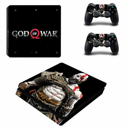 God of War PS4 Slim Skin Sticker Decals For PS4 Slim Console and Controller Skin Vinyl