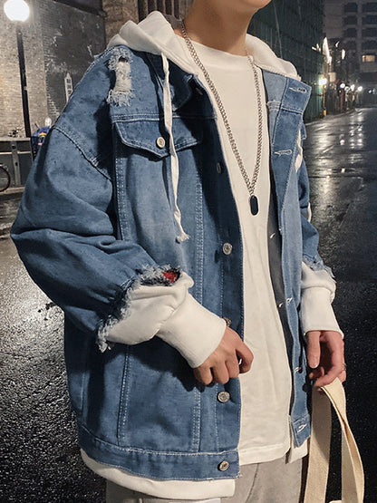 Spring New Arrival Fashion Chinese Style Chinese Fad Xingshi Couple Clothes Teen Coat Thin Hoodie Men - ST Superstore