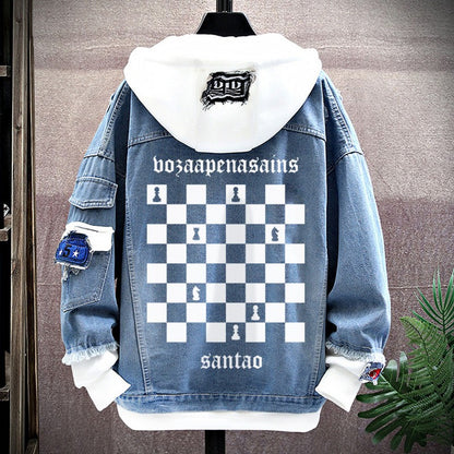 Spring New Arrival Fashion Chinese Style Chinese Fad Xingshi Couple Clothes Teen Coat Thin Hoodie Men - ST Superstore