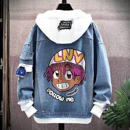Spring New Arrival Fashion Chinese Style Chinese Fad Xingshi Couple Clothes Teen Coat Thin Hoodie Men - ST Superstore