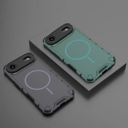 Rugged Armor For Magsafe Case For iPhone 17 Air 16 15 14 13 12 11 17 Pro Max Plus Wireless Charge Matte Bumper Shockproof Cover