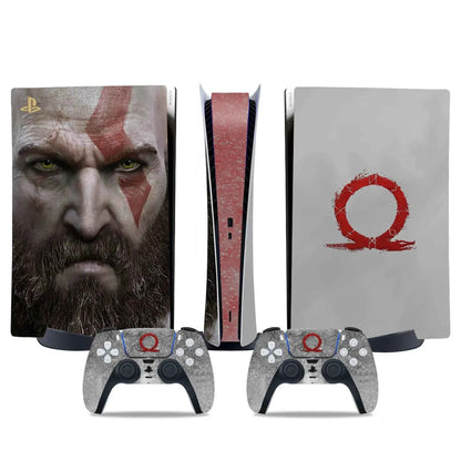 God war PS5 digital edition Skin Sticker Decal Cover for PS5 digital Console and 2 Controllers PS5 Skin Sticker
