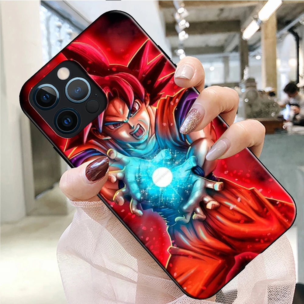 Anime Phone Case for iPhone 16 15 14 13 7 8 Pro Max Mini Plus