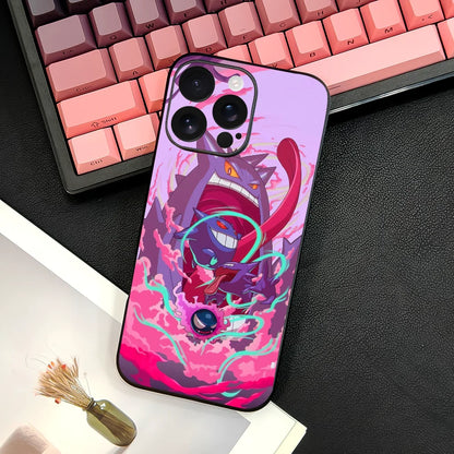 Miniso Pokemon Gengar Phone Case For 11 12 13 14 15 16Pro Max mini Plus strong magnetic attraction