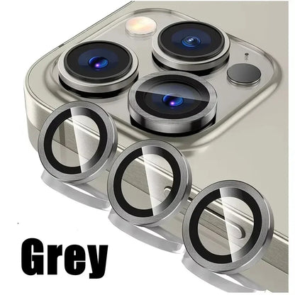 3Pcs Metal Lens Protector Glass for IPhone 16 13 12 11 14 15 Pro Max Mini Back Camera Lens Protection for IPhone 14 15 16 Plus