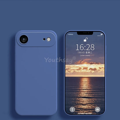 For iPhone 17 Air Case Liquid Silicone Plain Case For iPhone Air Cover TPU Anti-drop Phone Protector For iPhone 17 Pro Max Case