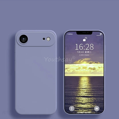 For iPhone 17 Air Case Liquid Silicone Plain Case For iPhone Air Cover TPU Anti-drop Phone Protector For iPhone 17 Pro Max Case