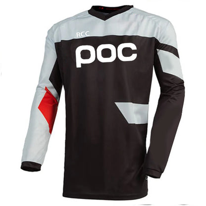 POC 2026 Men Cycling Motocross Jersey Downhil Mountain Bike DH Shirt MX Motorcycle Clothing Ropa for Boys MTB T-Shirts