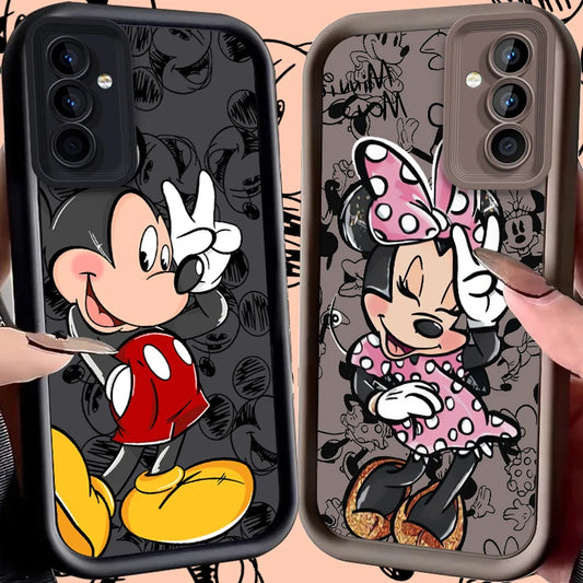 Cartoon Case for Samsung Galaxy S24 S23 S22 S21 Ultra Plus S20 FE A54 A53 A52 A52S A51 A50 A50S A34 A33 A32 5G 4G Cover