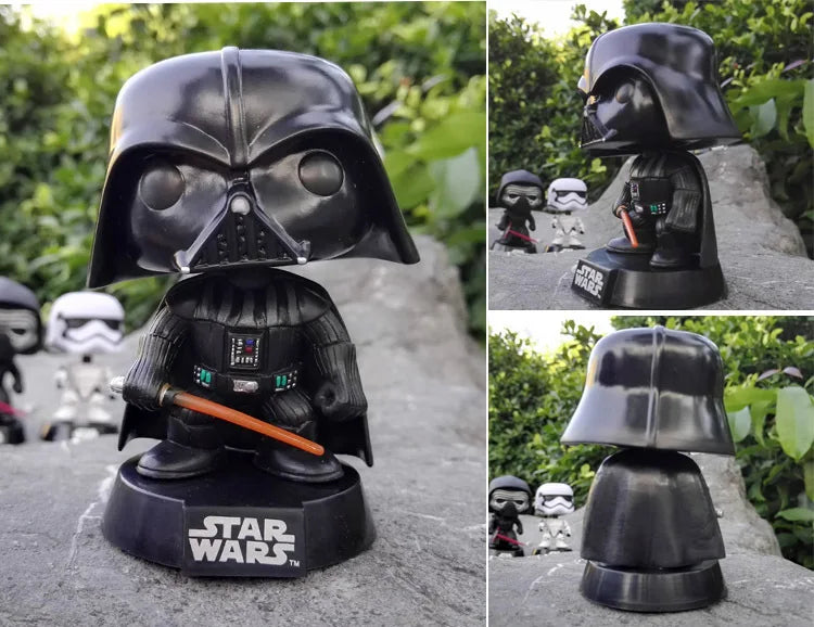 Limit Sale Star War Characters with bobble Head Bob Fett Darth Vader YODA 10cm Vinyl Action Figure Toys