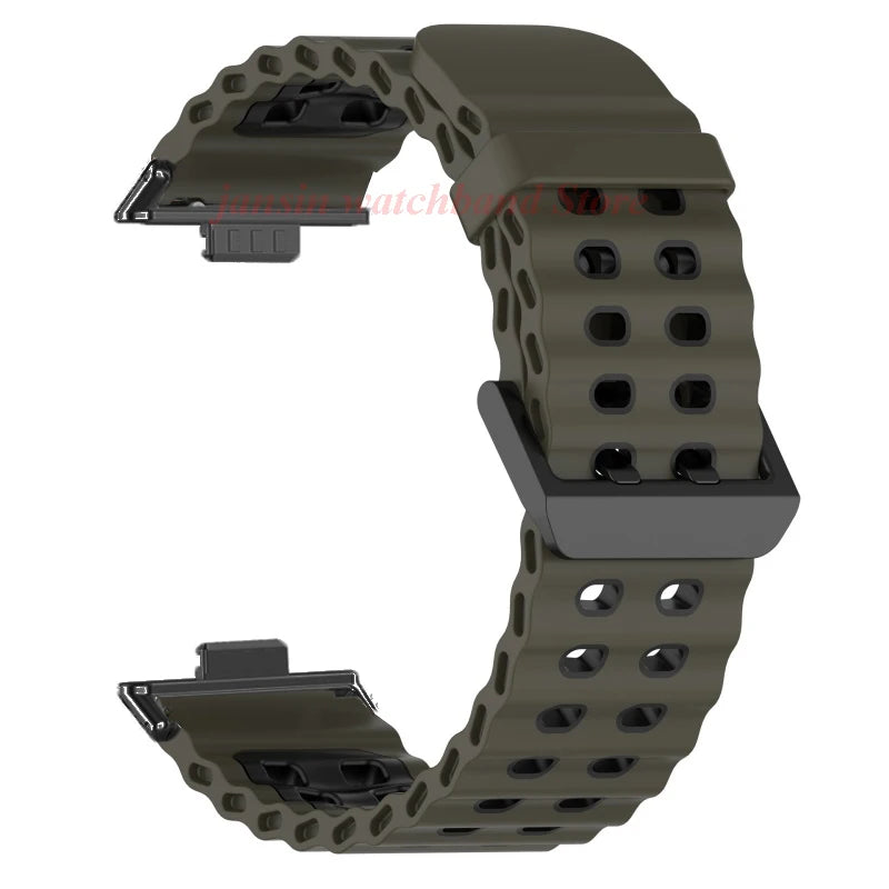 Sports Silicone Strap For Huawei Watch Fit 4 Pro Band Breathable Replacement Bracelet Correa For Huawei Fit3 Fit4 Accessories