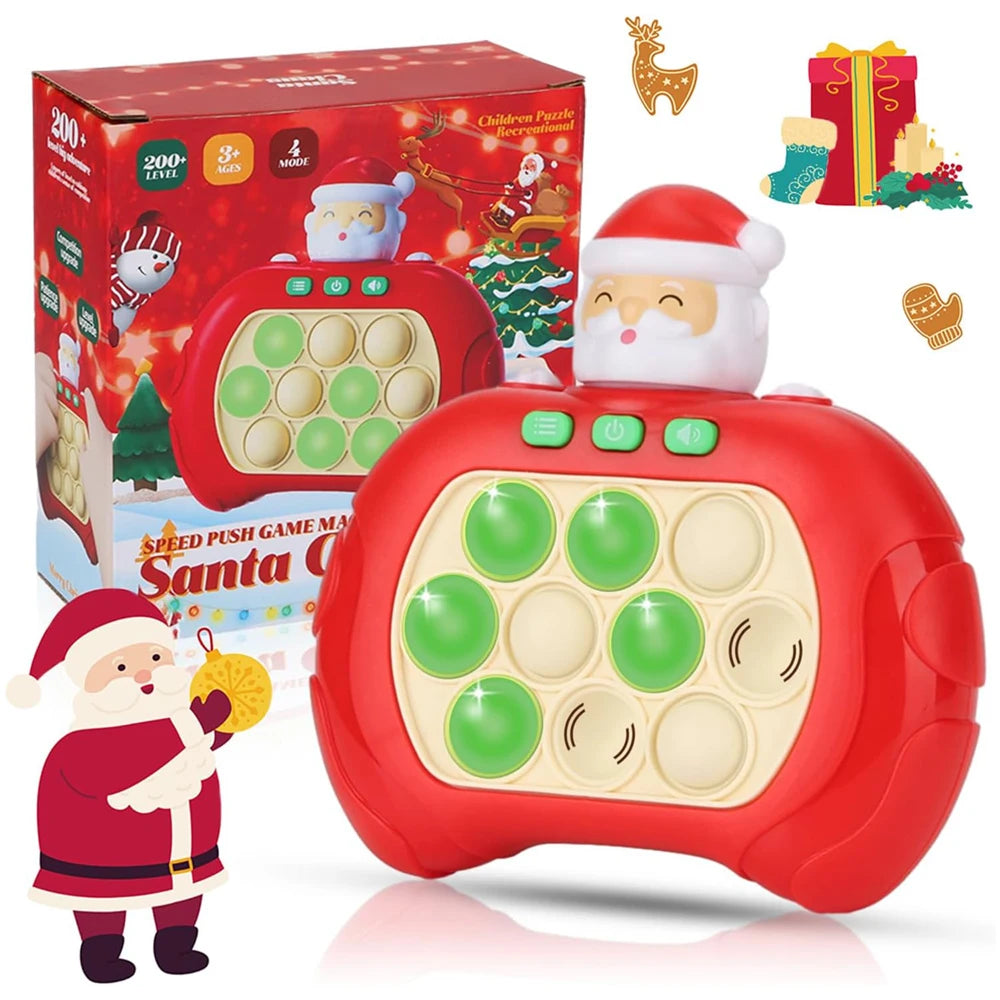 Upgraded Electronic Pop Push Quick Push Game Console with LED Display Screen Suitable for Adult and Child Fidget Toys Christmas