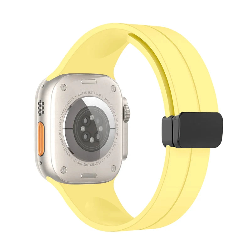 Magnetic Strap For watch ultra 2 band 49mm Silicone Bracelet iWatch Series 9 7 8 6 5 4 3 se 44mm 45mm 40mm 41mm 42mm 38mm