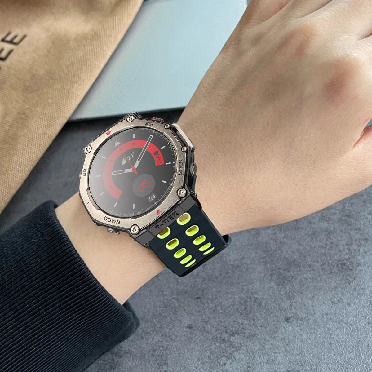 Ocean Band For Huami Amazfit T-REX 3/2 Smart Watch Sports Silicone Strap Bracelet For Xiaomi Amazfit T-Rex/T Rex Pro 2 Correa