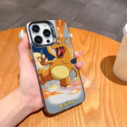Anime Pokemons Gengars Pikachus Phone Case For iPhone 16 15 14 13 12 11 Pro Max X XR XSMAX 8 7 Plus Candy Matte Shockproof Cover
