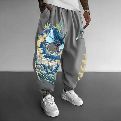 Pokemon Joint Sweatpants Autumn and Winter Best-selling Men's Pure Cotton Daily Life Sports Commuter Sports Harajuku Trousers