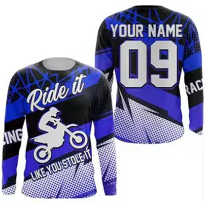 Men's Sportswear Mountain Enduro Bike Clothing Bicycle Moto Downhill T-shirt Hpit Fox Women Men Cycling Jersey MTB Shirts BMX