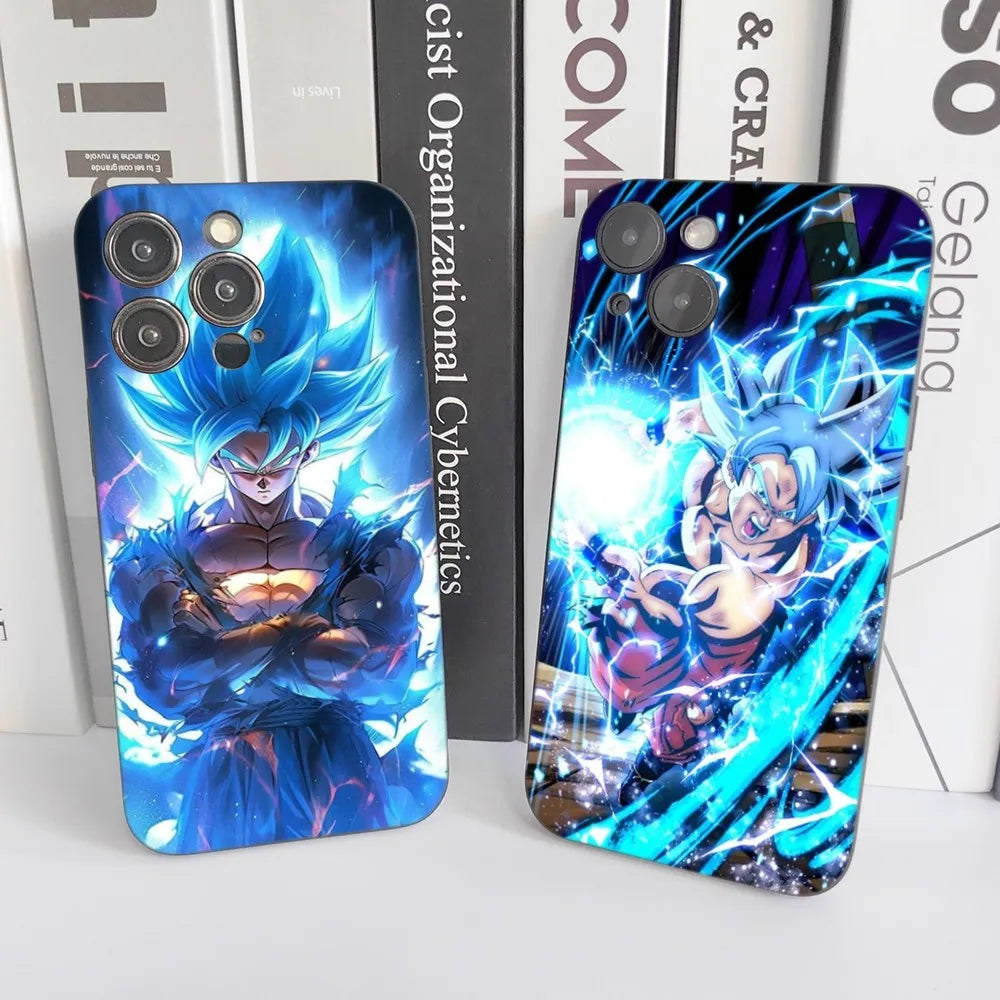 Anime Phone Case Silicone Soft For IPhone 16 15 14 13 12 11 Plus Pro Max Plus