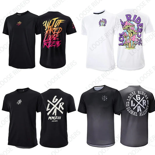 Loose Rider Jersey BMX Endurance Bike Shirt DH Off-Road Mountain Bike Downhill Jersey
