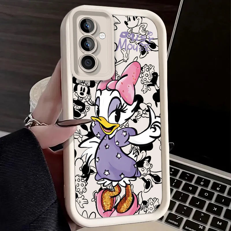 Cartoon Case for Samsung Galaxy S24 S23 S22 S21 Ultra Plus S20 FE A54 A53 A52 A52S A51 A50 A50S A34 A33 A32 5G 4G Cover