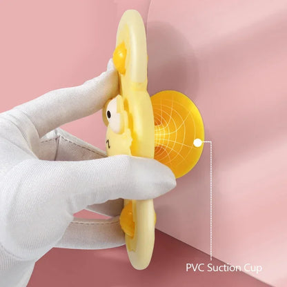 3PCS Suction Cup Spinner Bath Toys For Kids Sensory Stress Relief Spinning Educational Toys Baby Rotating Rattle Fidget Gifts