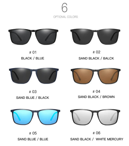 Polarking New Luxury Polarized Sunglasses Men Driving Shades Male Sun Glasses Vintage Travel Fishing Classic Sun Glasses 400