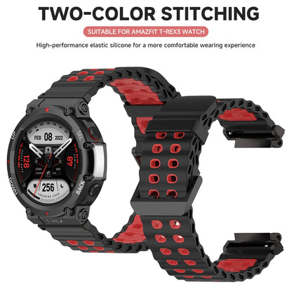 Ocean Band For Huami Amazfit T-REX 3/2 Smart Watch Sports Silicone Strap Bracelet For Xiaomi Amazfit T-Rex/T Rex Pro 2 Correa