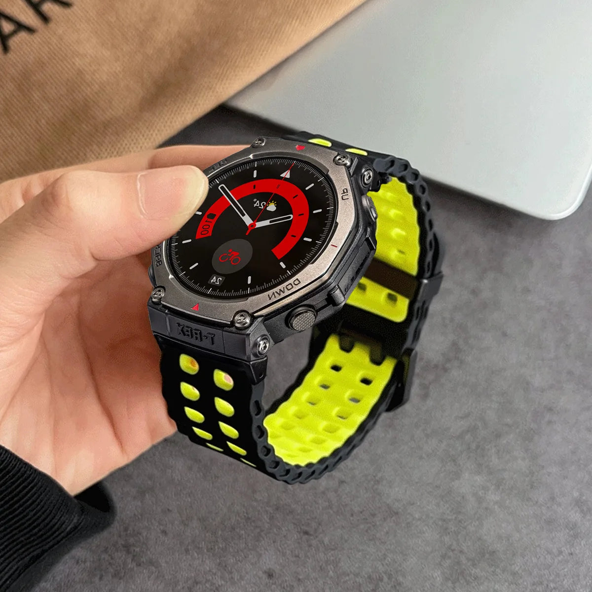 Ocean Band For Huami Amazfit T-REX 3/2 Smart Watch Sports Silicone Strap Bracelet For Xiaomi Amazfit T-Rex/T Rex Pro 2 Correa