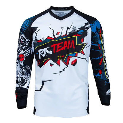 New Downhill Men Mountain Bike Jersey Racing T-Shirt Bicycle Cycling Long Sleeve Sports Shirt Motorsport Motorcycle Motocross