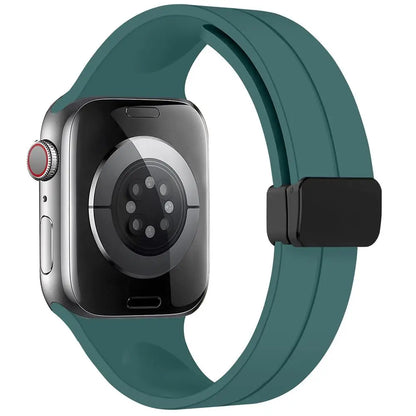 Magnetic Strap For Apple watch ultra 2 band 49mm Silicone Bracelet iWatch Series 9 7 8 6 5 4 3 se 44mm 45mm 40mm 41mm 42mm 38mm