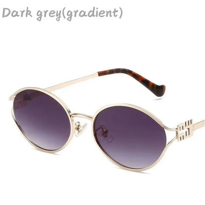 Fashion Small Sunglasses Brand Designer Metal Woman Outdoor Travel Holidays Eyeglasses UV Protection Man Shades Sale