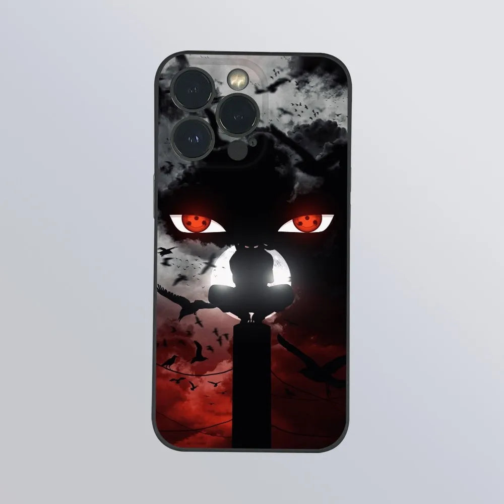 M-Minato N-Namikaze Anime Phone Case For iPhone 16 15 14 13 12 11 Pro Max Plus Mini Frosted Soft Shell Funda