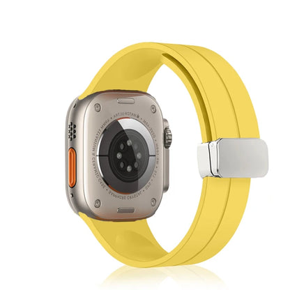Magnetic Strap For Apple watch ultra 2 band 49mm Silicone Bracelet iWatch Series 9 7 8 6 5 4 3 se 44mm 45mm 40mm 41mm 42mm 38mm