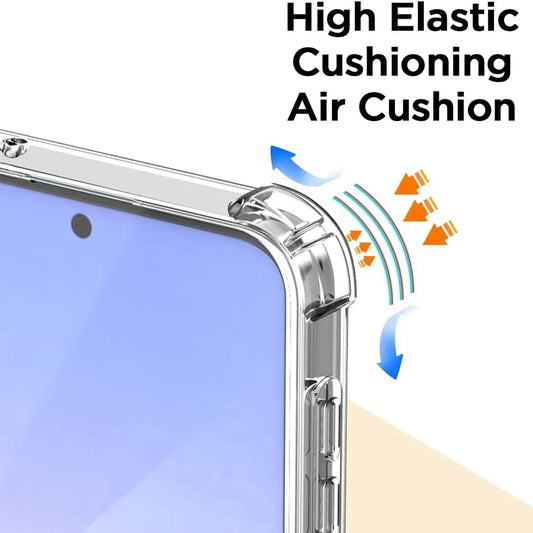 17Pro Shockproof Phone Cases Transparent Corner Protectors Phone Cover for IPhone 17/17 Air/17 Pro/17 ProMax Anti-scratch Case