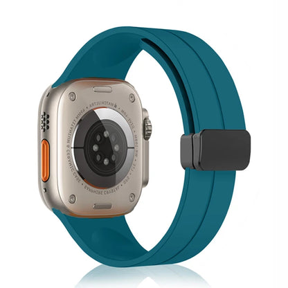 Magnetic Strap For Apple watch ultra 2 band 49mm Silicone Bracelet iWatch Series 9 7 8 6 5 4 3 se 44mm 45mm 40mm 41mm 42mm 38mm