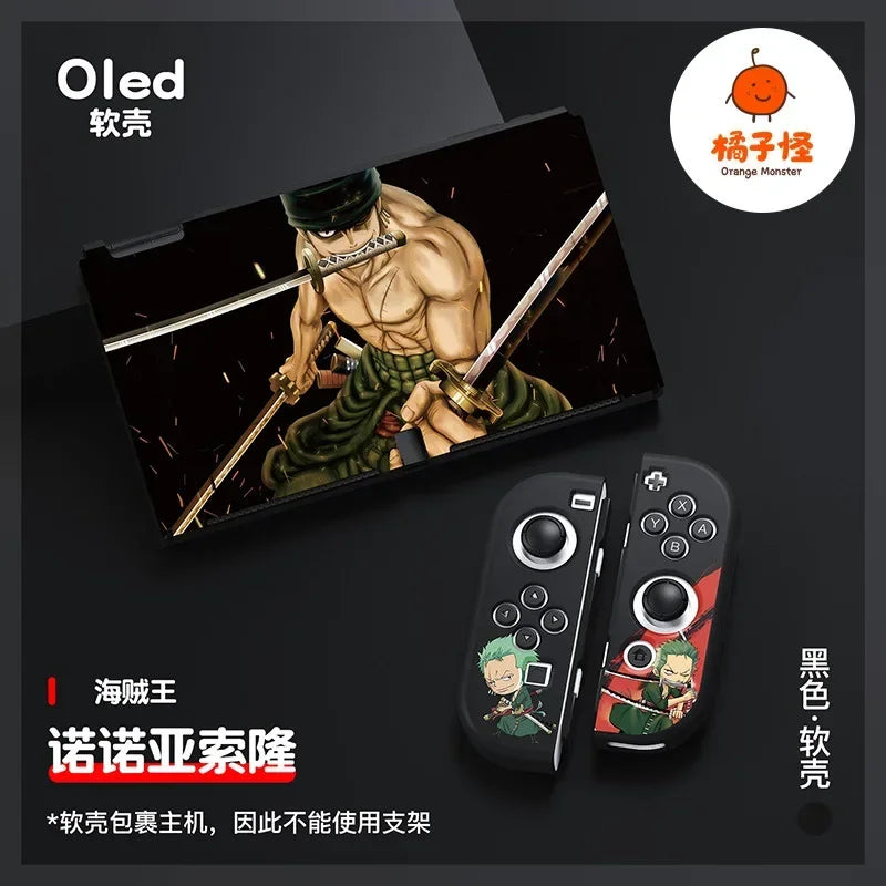One Piece Luffy TPU Shockproof Case for Nintendo Switch/OLED