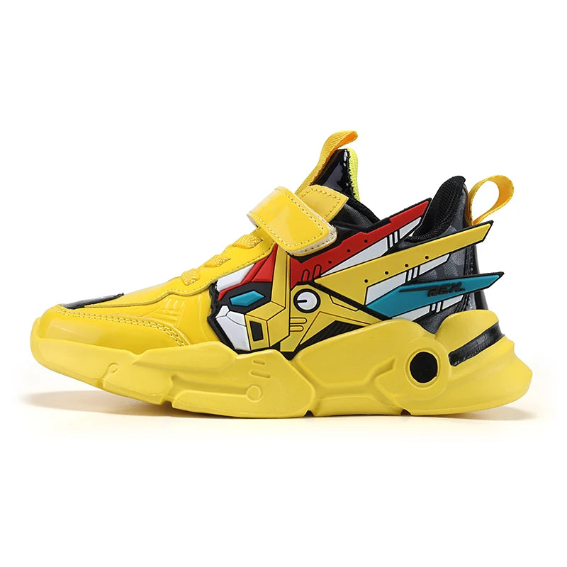 Kids Shoes Boys Sneakers PU Leather Children Sneakers 2024 New Fashion Casual Sports Tennis Shoes for Boy - ST Superstore