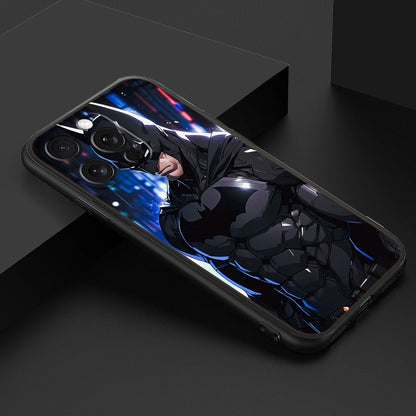 B-Batmans Art Popular Cool For iPhone 15 14 13 12 11 XS XR X 8 7 SE Pro Max Plus Mini Black Soft Phone Case