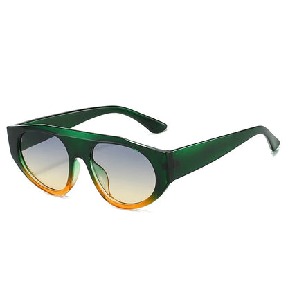 SHAUNA Retro Pilot Men Sunglasses Shades UV400 Fashion Gradient Women Double Color Punk Sun Glasses - ST Superstore