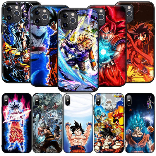 Anime Phone Case for iPhone 16 15 14 13 7 8 Pro Max Mini Plus