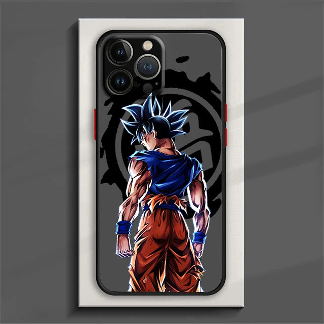 Phone Case For iPhone 16 15 14 13 12 11 Mini Pro Max X XR XSMax 7 8 Plus Matte For D-Dragons Balls Gokus Transparent Back Cover