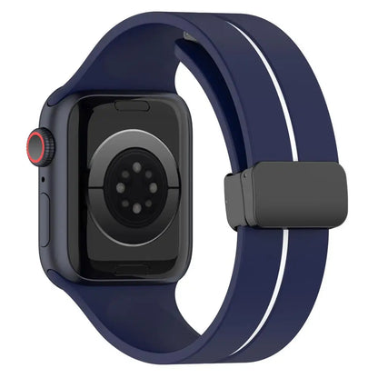 Magnetic Strap For Apple watch ultra 2 band 49mm Silicone Bracelet iWatch Series 9 7 8 6 5 4 3 se 44mm 45mm 40mm 41mm 42mm 38mm
