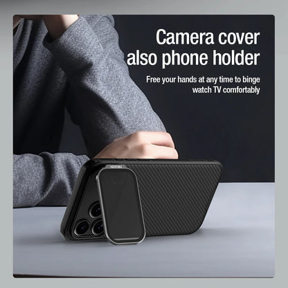 Nillkin for iPhone 17 Pro Max / 17 Pro Case CamShield Prop Camera Cover Transparent Stand Protection Back Cover Phone Case