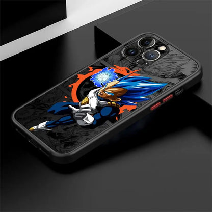 Soft Cover Case for iPhone XR 14 15 Pro MAX XS 11 Plus 11 12 13 Mini 8 7 SE 16 14Pro 12Pro 16 Plus Dragons Balls Goku DBZ - ST Superstore