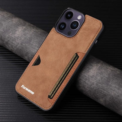Retro Card Holder Phone Case for iPhone 16 15 14 13 12 11 Pro Max Mini XS XR X SE 2020 2022 7 8 Plus Wallet PU Leather Cover - ST Superstore