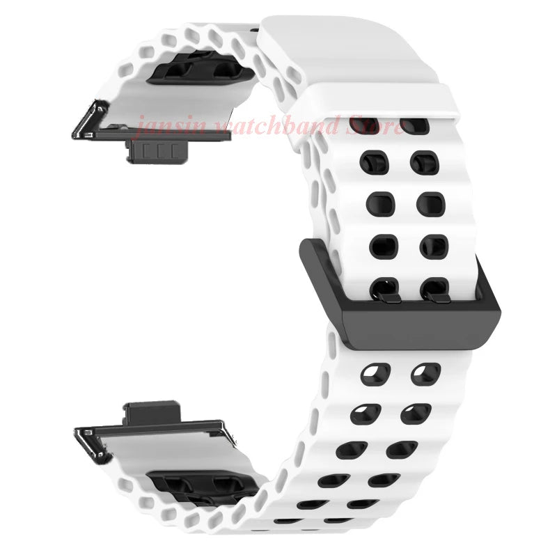 Sports Silicone Strap For Huawei Watch Fit 4 Pro Band Breathable Replacement Bracelet Correa For Huawei Fit3 Fit4 Accessories